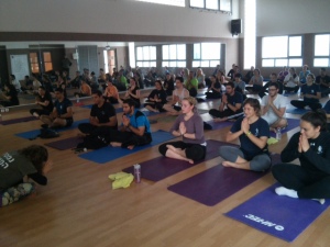 Masa L'Koach, Karen Zivan's yoga class in Winegate